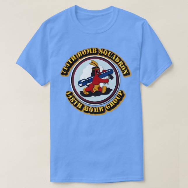 714. Bomb Squadron 448. Bomb Group 8. AF T-Shirt (Design vorne)