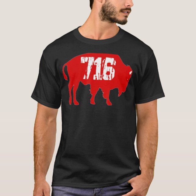 716 Area Code Buffalo New York.BFLO WNY T-Shirt (Vorderseite)