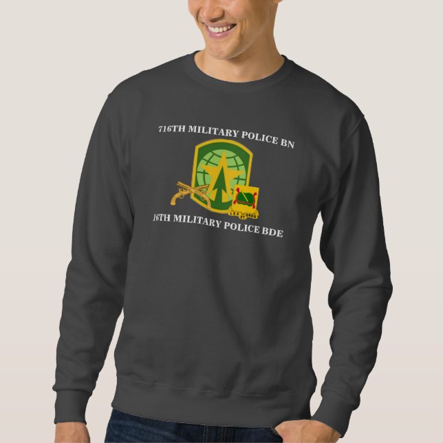 716TH MILITÄRPOLIZEI-BATAILLON-SWEATSHIRT SWEATSHIRT (Vorderseite)