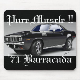 '71 Barracuda Pure Muscle !! Mauspad