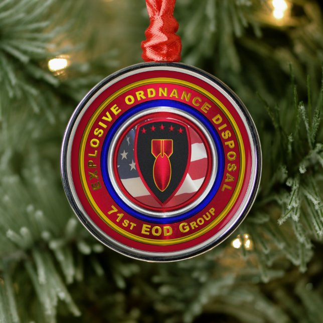 71. EOD GROUP Weihnachten Ornament Aus Metall (Baum)