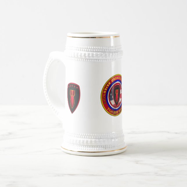 71. Explosive Ordnance Disposal Group Bierglas (Vorderseite Links)