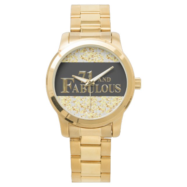 71. Geburtstag Armbanduhr (Vorderseite)