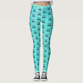 71. Geburtstag oder Jubiläum Pfauenmuster Leggings