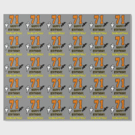 71. Geburtstag: Spooky Halloween Thema, Individuel Geschenkpapier