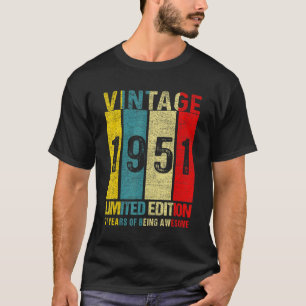 71 Geburtstag Vintag 1951 71 Jahre alt T-Shirt