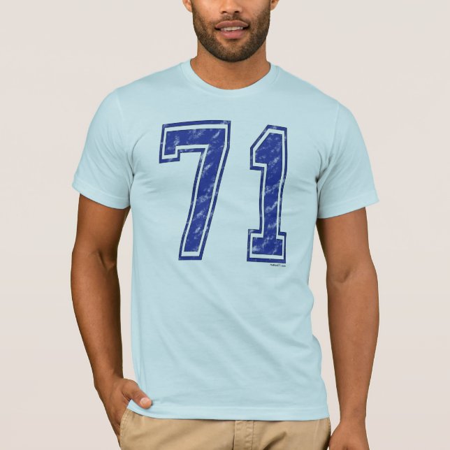 71 Gewohnheit Jersey T-Shirt (Vorderseite)