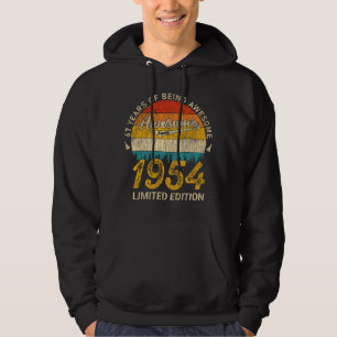 71 Jahre alt 1954 Retro Phantastisch 71. Geburtsta Hoodie