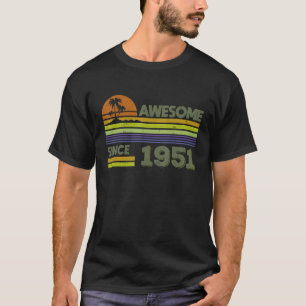 71 Jahre alte Männer Frauen Phantastisch seit 1951 T-Shirt