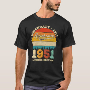 71 Jahre Phantastisch seit 1951 71. Geburtstagsges T-Shirt