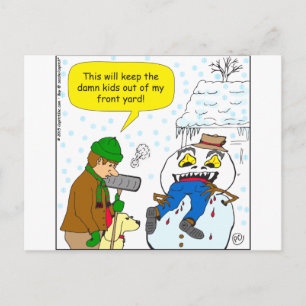 720 behielt Kinder aus meinem Cartoon im Vorgarten Postkarte
