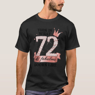72 & Fabulous I Rose and White Party Group Candid T-Shirt
