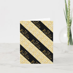 72. Geburtstag  Karte