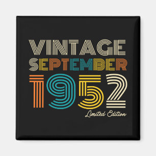 72. Geburtstag Vintag September 1972 Limited Edtn. Magnet