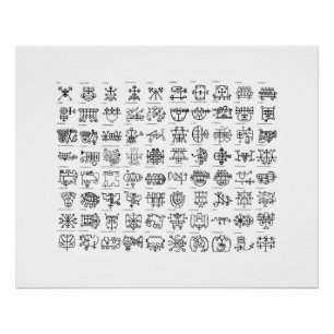72 Goetia Sigils Wall Hexerei Dämonologie Magick Poster