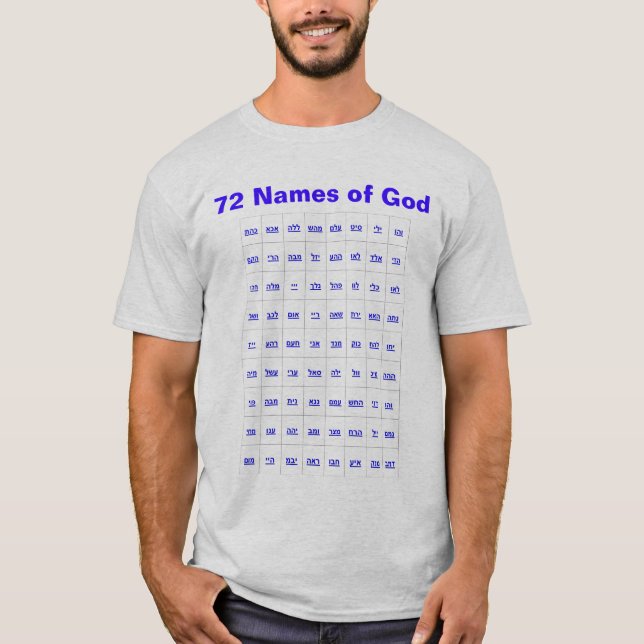 72 Namen des Gottes T-Shirt (Vorderseite)