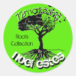 72Marketing Aufkleber für die Roots Collection