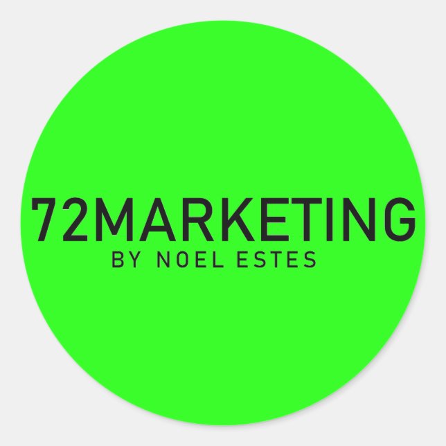 72Marketing kreisklebige Aufkleber Weihnachten Est (Vorderseite)