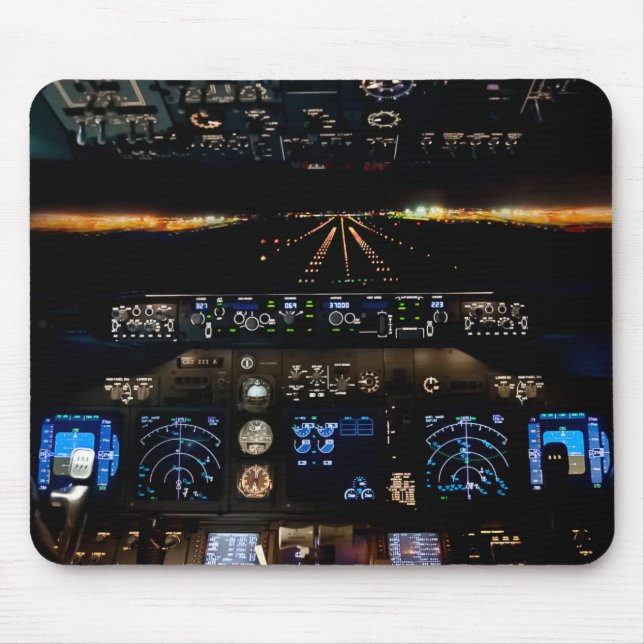 737 Flight Deck Mouse Pad Mousepad (Vorne)