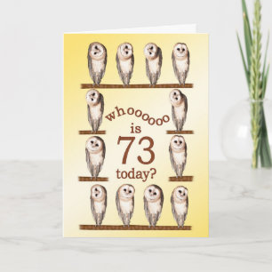 73. Geburtstag, Die Karte der Neugierigen Eulen.