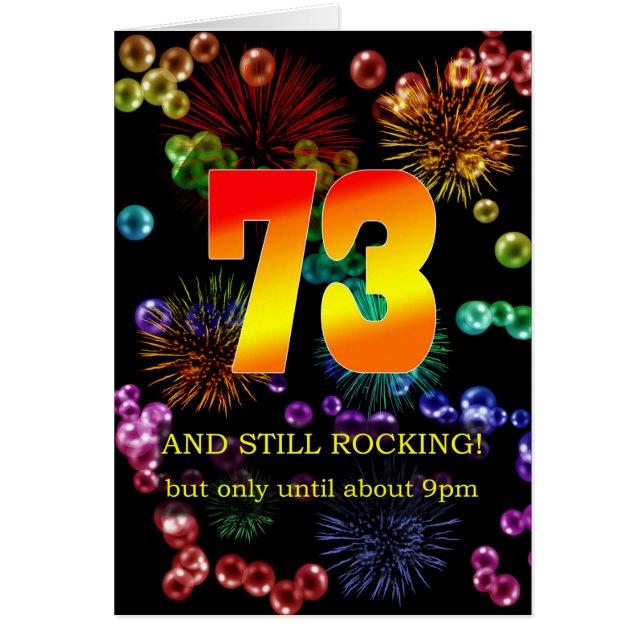 73. Geburtstag noch rocken (Vorne)