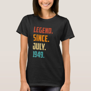 73. Geburtstagsfeier Seit Juli 1949 73 Jahre alt T-Shirt