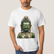 73 Green Tara - buddhistischer Maske-T - Shirt