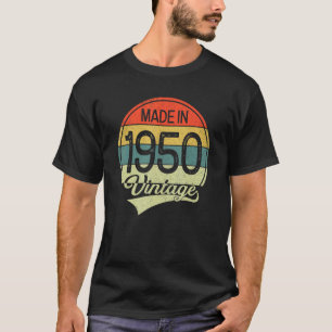 73 Jahre alt Vintag 1950 Gebilde 1950 73. Geburtst T-Shirt