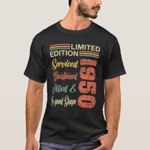 73 Jahre alte limitierte Vintage-Edition zum 1950 T-Shirt