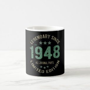 73 Jahre alter Tag Legende 73. Geburtstag Kaffeetasse