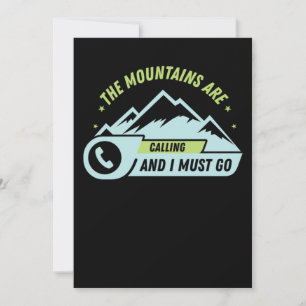 73.Wandern in den Bergen ruft und ich muss gehen Save The Date