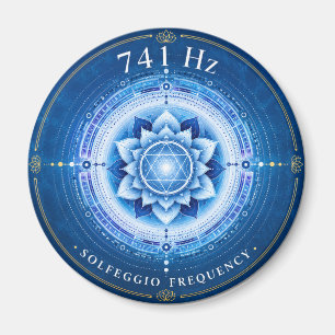 741 Hz Solfeggio-Frequenz Magnet