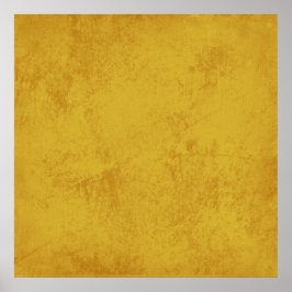 7471 MUSTARD YELLOW TEXTURE GRUNGE VORLAGEN DIGIT POSTER