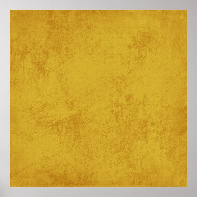 7471 MUSTARD YELLOW TEXTURE GRUNGE VORLAGEN DIGIT POSTER (Vorne)