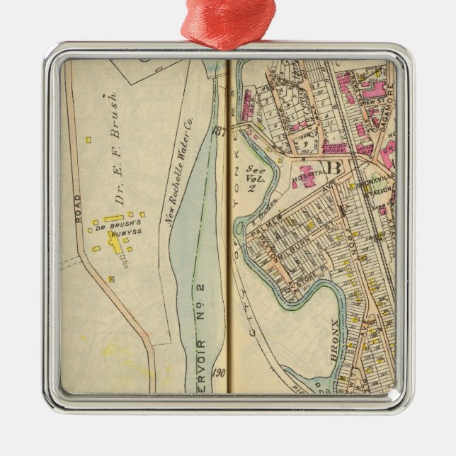 7475 East Chester, Bronxville Silbernes Ornament (Vorne)
