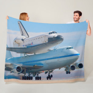 747 RAUMFAHRZEUGE FLEECEDECKE
