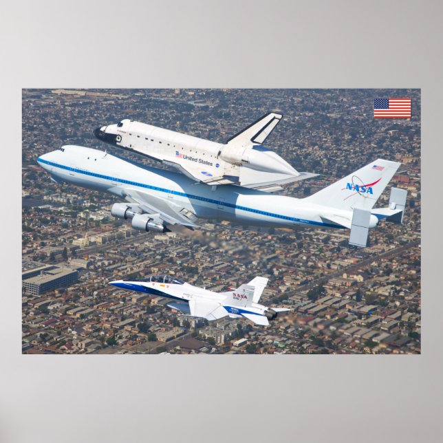 747 Shuttle Carrier Aircraft Poster (Vorne)