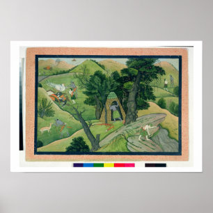 74.73 Rama und Lakshmana wandern auf der Suche nac Poster