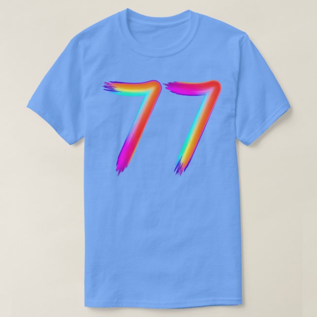 74 gebürstet T-Shirt (Design vorne)