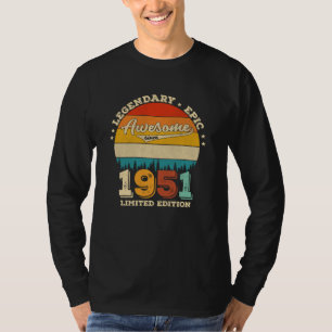 74 Jahre alter Tag 1951 Phantastisches 74. Geburts T-Shirt