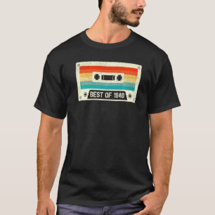 74 Jahre altes Kassettenband Vintag, Best. 1948 74 T-Shirt