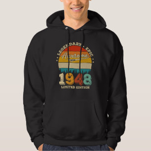 74 Jahre Phantastisch seit 1948 74. Geburtstagsges Hoodie