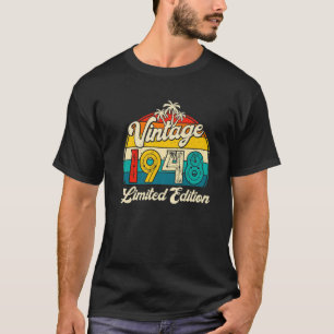74 Jahre Vintag 1948 74. Geburtstagsparty Männer T-Shirt