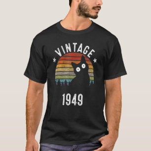 74. Vintag 1949 74 Jahre T-Shirt