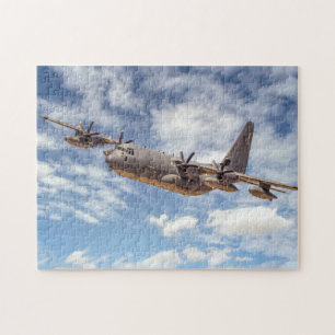 7574-C-130 Vintage Military-Flugzeug-Puzzle Puzzle