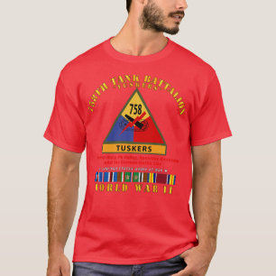 758. Tank Battalion Tuskers w SSI Name Tape II.