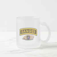 75. Armee im Flugzeug Ranger Veteranen Bier Tasse