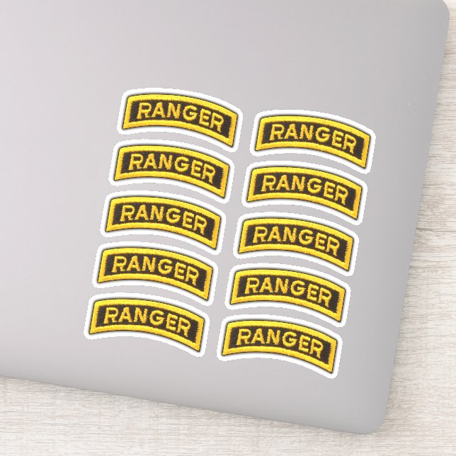 75. Army Ranger Regiment Veteran Contour Sticker (Detail)