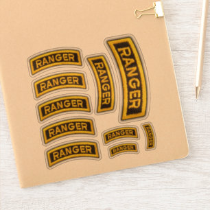 75. Army Rangers Veterans Vets Contour Sticker
