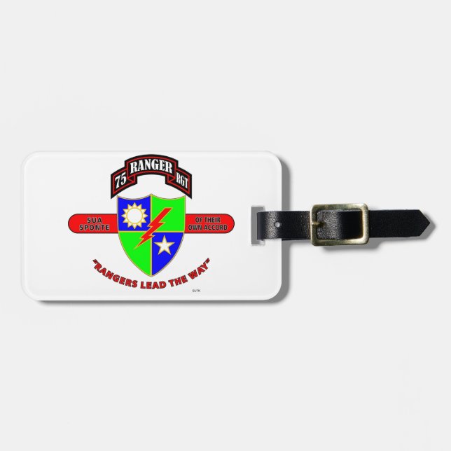 75. FÖRSTER-BATAILLON "ARMEE-FÖRSTER " GEPÄCKANHÄNGER (Vorderseite horizontal)